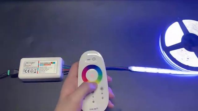 FUT025 Touch RGB Controller+COB RGB LED Strip смотреть онлайн