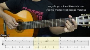 From The Beginning Until Now - Winter Sonata - Fingerstyle Guitar Tutorial + TAB & Lyrics