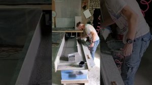 Создание раковины из бетона.