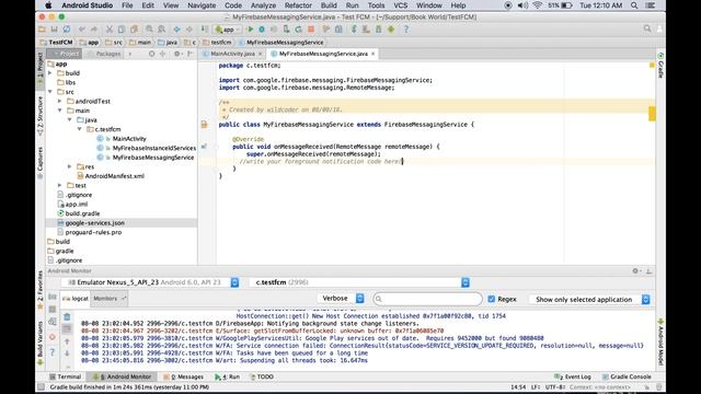 FCM Android (A quickest implementation guide) смотреть онлайн