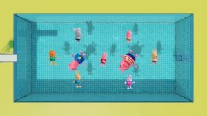 Peppa Pig Game | Crocodile Hiding in Fun Swimming Toys