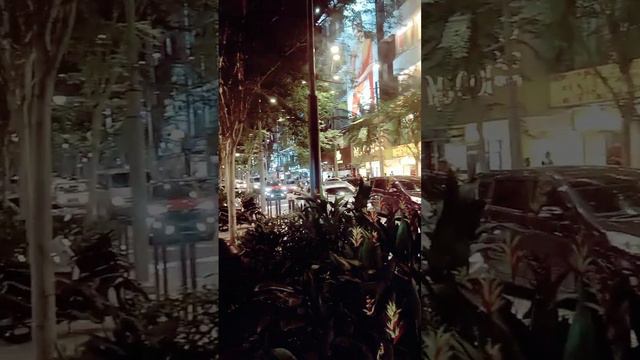 night view, Masjid jamek Kuala Lumpur