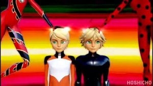 Miraculous Ladybug Marenette x Kagami x Felix x Adrian Quartet Trancformation ????