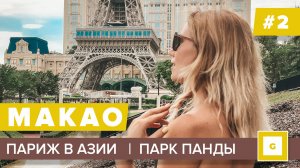 #2 КИТАЙ МАКАО ИДЕАЛЬНОЕ МЕСТО ДЛЯ ФОТО ОТЕЛЬ ПАРИЖ PARISIAN, ПАРК ПАНДЫ, ПУТЕВОДИТЕЛЬ, ПРО АВТОБУСЫ