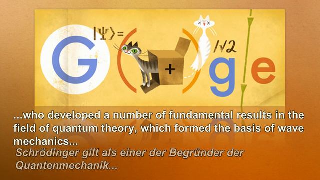 Erwin Schrödinger Google Doodle [HD]