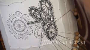 Чёрно белый сувенир (4 листок) #кружевныеуроки #кружево #кружевнойсувенир #ElenaTiunova