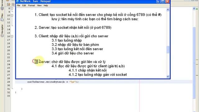 [gỡ lỗi java] - Bài 4: hướng dẫn làm với kết nối mạng clent - server trong Java смотреть онлайн