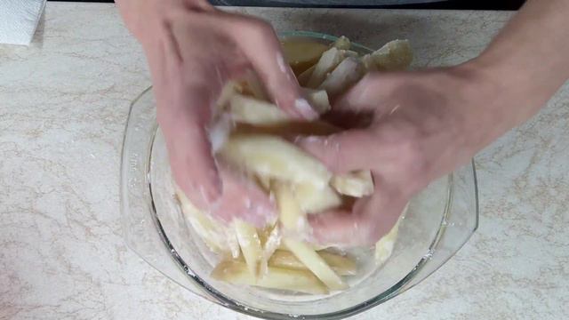 Картофель фри пропаренный по домашнемуNataliecooks