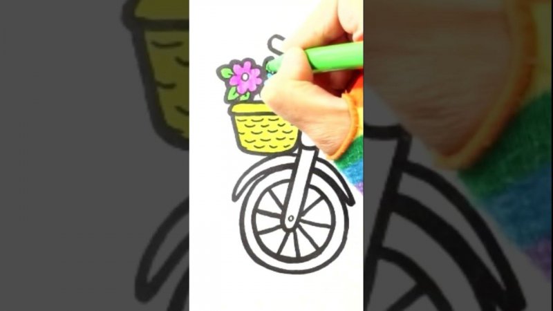 drawing a bicycle  #draw #picture #drawing #drawpicture#shorts