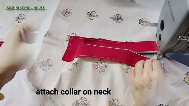 Collar Kurti Front Neck Design Cutting and Stitching || Collar Neck Design смотреть онлайн