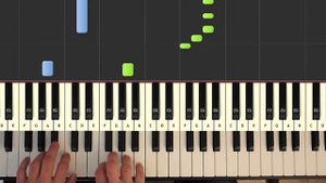 Pirates Of The Caribbean - He's a Pirate - Piano Tutorial Easy - How to Play (synthesia)