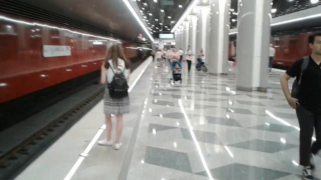 Некрасовская линия метро станция Некрасовка в день открытия