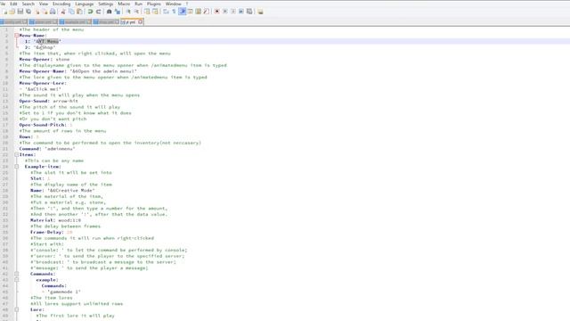 Minecraft Plugin Tutorial - Animated Menu смотреть онлайн
