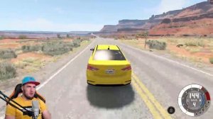 ПОЛИЦЕЙСКАЯ ПОГОНЯ ЗА ТАКСИСТОМ в BEAMNG DRIVE