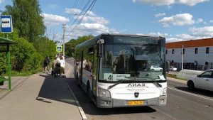 Автобус ЛиАЗ-4292.60 (1-2-1) ЕУ 742 50 остановка Заречье (Дмитров) 25.05.2021