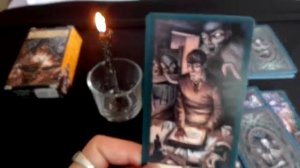 Обзор Таро "Черный гримуар. Некрономикон" Мощный ритуал нападения, мои значения и наработки.