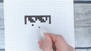 Как нарисовать смайлик по клеточкам / Рисунки по клеточкам СМАЙЛИКИ / Лайк АРТ