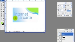 photoshop cree carte internet wana