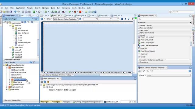 ADF- Create Dynamic page use Dynamic Region
