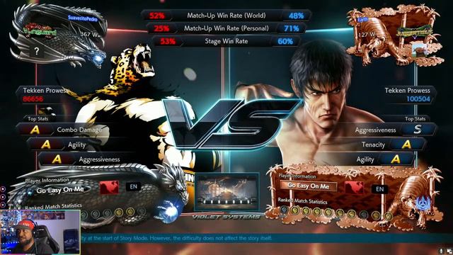 Breaking in the new Victrix fight stick - Learning Tekken - Chill ranked games   !youtube !discord