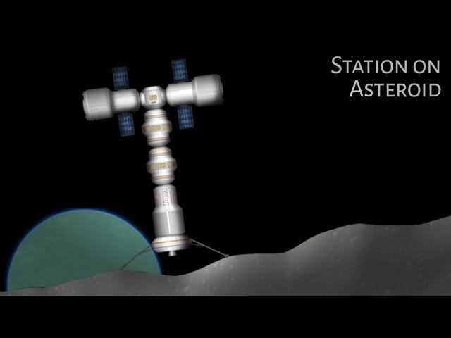 СТАНЦИЯ на поверхности АСТЕРОИДА? // Spaceflight Simulator смотреть онлайн