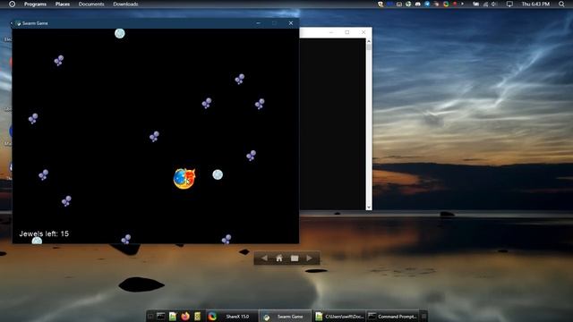 Swarm Game - A simple bullet-hell game made with Python Arcade смотреть онлайн