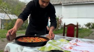 РЕЦЕПТ ПИЦЦЫ Азербайджанская Кухня Деревенская Кухня  Рецепты