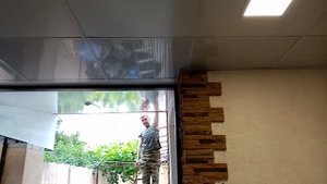 Потолок Армстронг из ПВХ панелей / Armstrong ceiling /