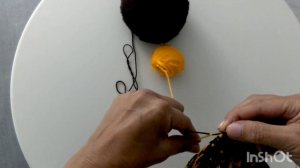 МК. "Осенний" сарафанчик спицами для девочки 1,5 - 2 лет.