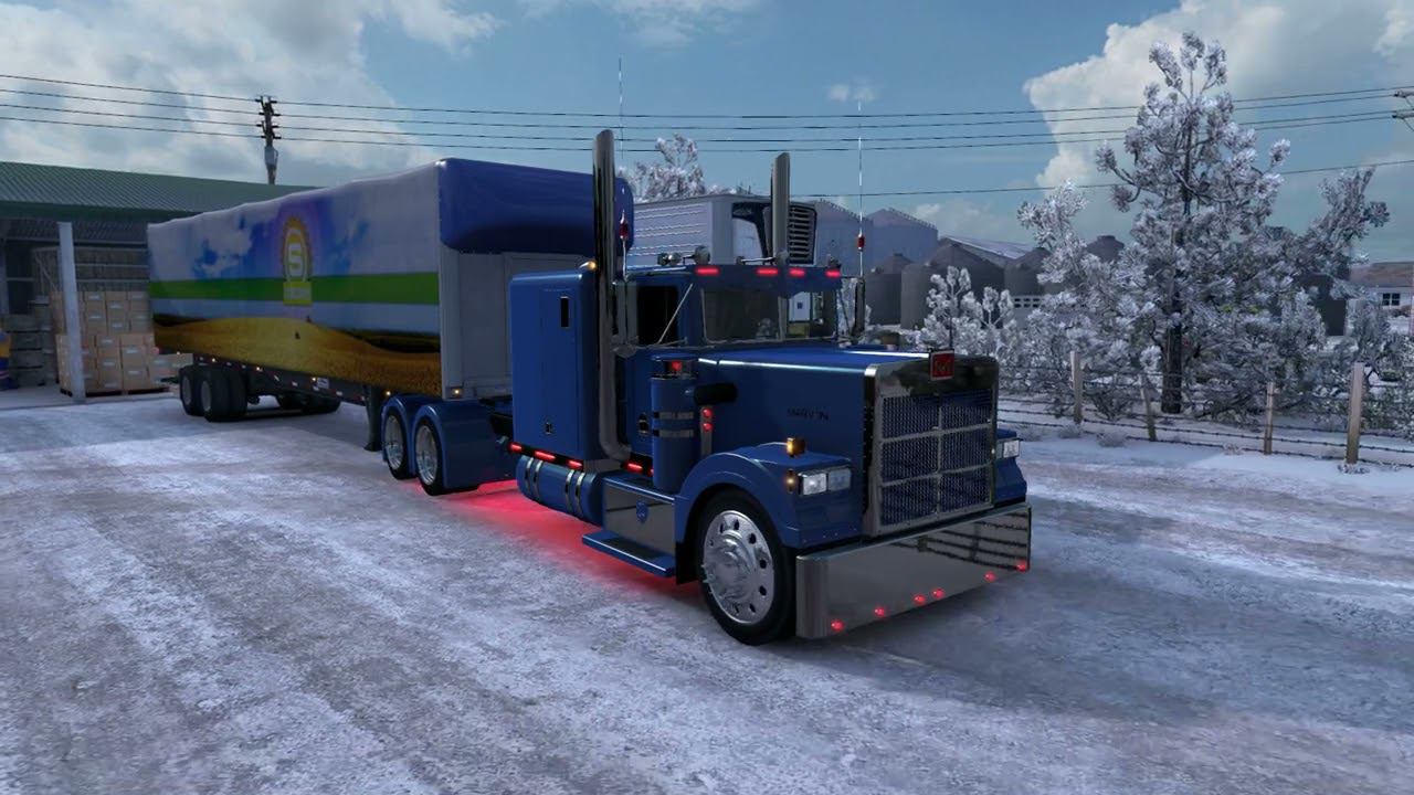 [ATS] WInter Cargo Delivery with MARMON смотреть онлайн