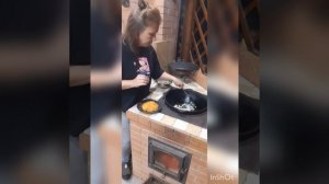 гречка с кабачком и филе индейки в казане