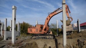 Экскаватор ЭО-4225А-07 "Ковровец". Звук двигателя ЯМЗ-236.