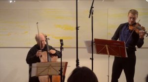 Baillie Duo (Max Baillie & Alexander Baillie) plays Mozart Sonata kv 576 (arr. violin & cello)