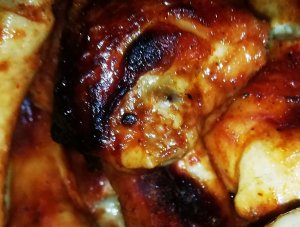 Куриная голень в духовке.