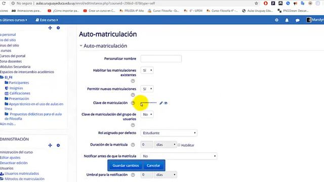 Cómo matricular estudiantes en aulas virtuales Uruguay Educa смотреть онлайн
