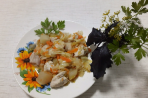 РАГУ с курицей (индюшатиной).Здоровая и вкусная пища..mp4