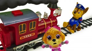 Новая сказка про Щенячий патруль - Машины сказки онлайн - Щенки строят плотину