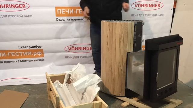 Печи Ферингер ламель. Установка облицовки