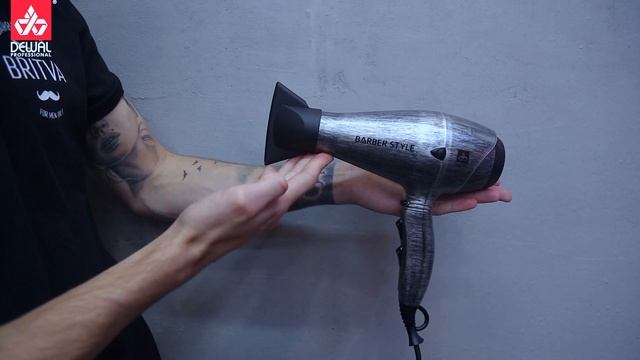 Фен DEWAL BARBER STYLE 03-120 Steel смотреть онлайн