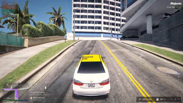 САМЫЕ РЖАЧНЫЕ МОМЕНТЫ В РАБОТЕ ТАКСИСТА В ГТА 5 РП / GTA 5 RP (Majestic) смотреть онлайн