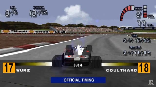 Formula 1 98 PS1 Gameplay HD смотреть онлайн