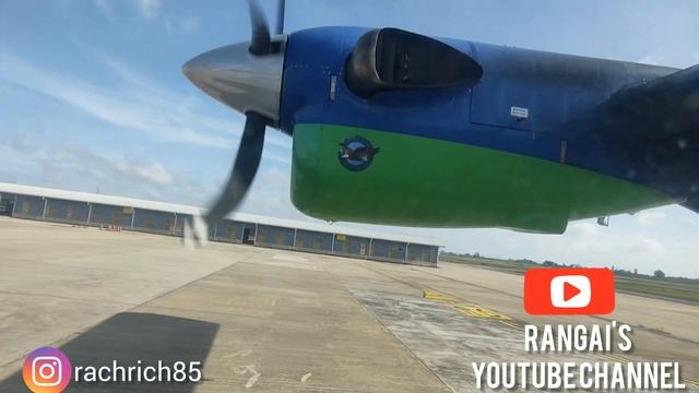 Vlog #07 DHC-6 Series 400 Twin Otter plane sky ride Lawas to Miri. смотреть онлайн