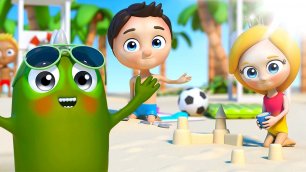 Музыкальные мультфильмы для детей – На пляже – Песенки для малышей Сина и Ло