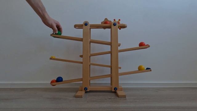 Wooden ball track ✨ смотреть онлайн
