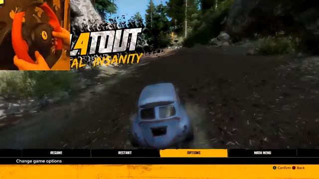 FLATOUT 4 Total Insanity Review Thrustmaster Ferrari 458 Spider Wheel Test XBox One смотреть онлайн