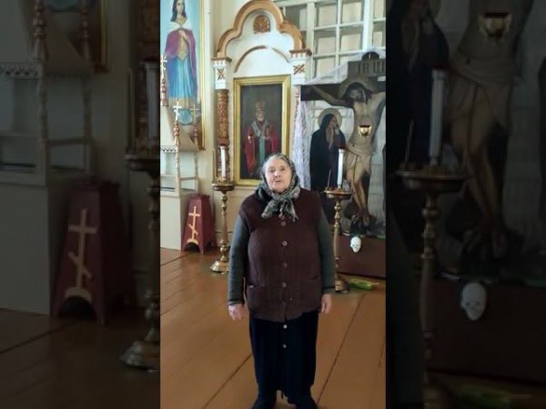 Бабушка из храма Троицы в с. Малая Ижмора Пензенской области