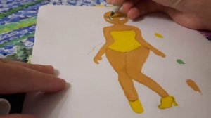 Рисуем бумажную куклу??