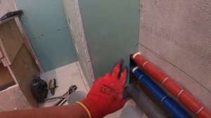 Как собрать короб из гипсокартона в ванной.