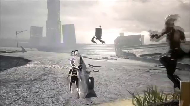 2B accurate running in high heels animation (Nier: Automata glitch) смотреть онлайн