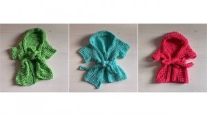 Халат для собак спицами ч.1